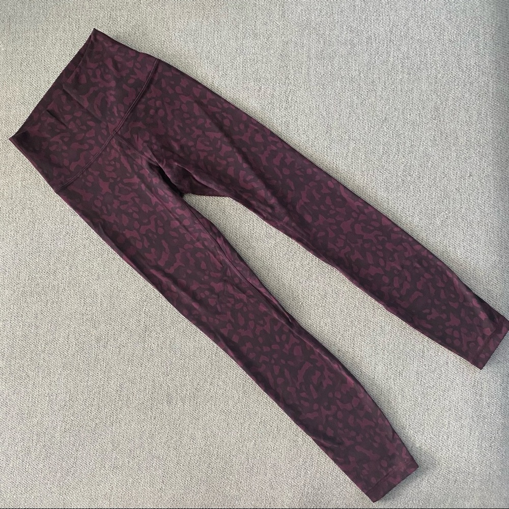 Lululemon Align Pant 28" Formation Camo Dark Adobe Multi